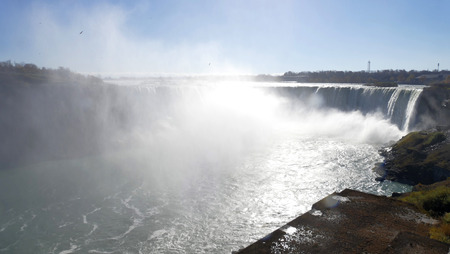 Canadian side of Niagara Fallsの写真素材
