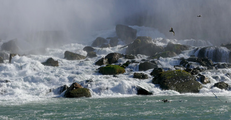 Canadian side of Niagara Fallsの写真素材
