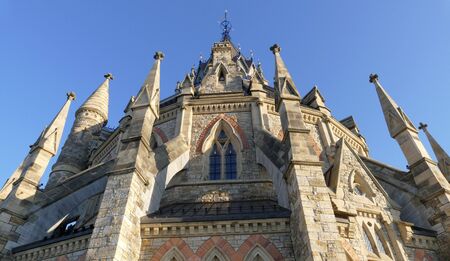Ottawa, Canada. November 14th 2016 - Library of Parliament in Ottawa - Ontario, Canadaのeditorial素材
