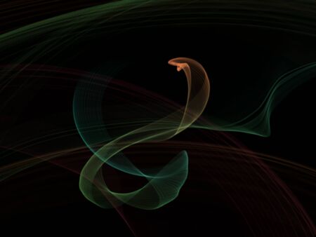 Abstract background image made on black baseの写真素材