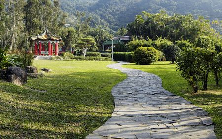 Chinese Gardenの写真素材