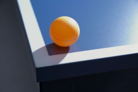 ping pong tennis table corn and ballの写真素材