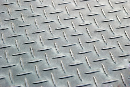 metal diamond plateの写真素材