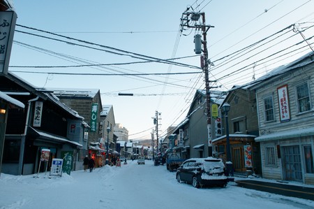 Hakodate City, Japan, December, 21th, 2009: Street sightのeditorial素材