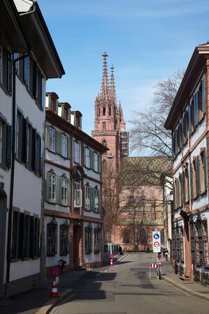 Basel City ,Switzerland, March, 17th,2009: Street Sight