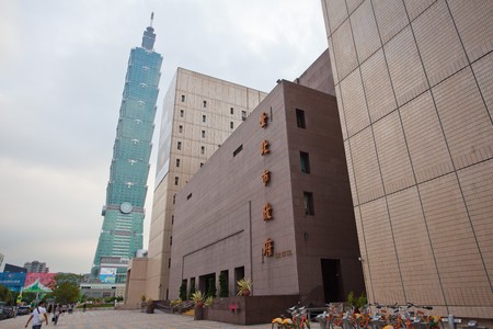 Taipei City, Taiwan, May, 16th, 2010: Taipei City Hall building のeditorial素材