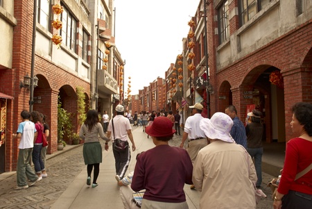  Ilan , Taiwan ,8th , april,2008:sight view of the center for traditional art parkのeditorial素材