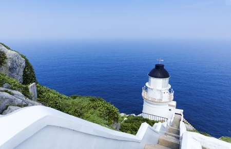 Dongyong Lighthouse,DongYin Coast line ,Matsu, Taiwanの写真素材