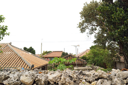ishigaki,Japan,December,17th,2013, Taketomi island village, Ishigaki , Japanのeditorial素材