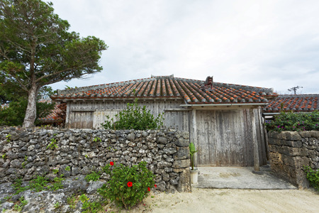 ishigaki,Japan,December,17th,2013, Taketomi island village, Ishigaki , Japanのeditorial素材