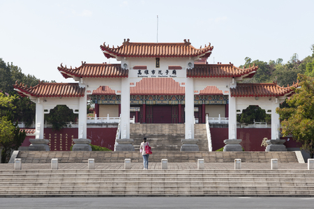 kaohsuing, Taiwan, Janurary, 30th,2013, Confucian temple and detail  ,Kaohsuing, Taiwanのeditorial素材