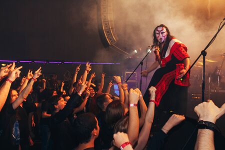 MINSK, BELARUSSEPTEMBER 17 2017 Rock band Wintersunのeditorial素材