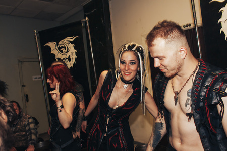 MINSK, BELARUS.September 1 , 2017. A group of artists are sitting at the tableのeditorial素材