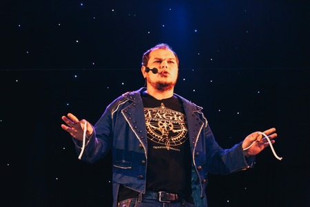 MINSK, BELARUS November 4 2017 International Illusion Festival MAGIC 2017のeditorial素材