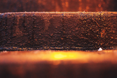 Stair steps rising up early in the morningの写真素材