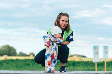 July 6-7, 2019 Village Petrevichi Minsk region Belarus Beetle trail 12 Midsummer Happy girl teaches...