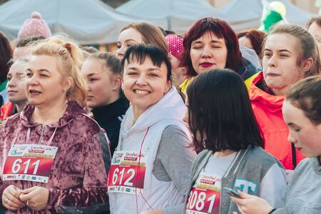 March 8, 2019 Minsk Belarus Race in honor of the Womens Day holiday on March 8のeditorial素材