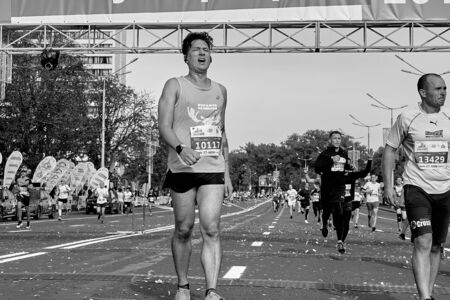 September 15, 2019 Minsk Belarus Half Marathon Minsk 2019 Running in the city
