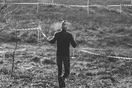 November 17, 2018 Logoisk Belarus Marathon Beetle - trail 8 LOGOYSKのeditorial素材