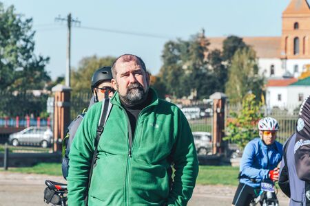 October 6, 2018 Novogrudok Belarus Castle Road Cross Country Run