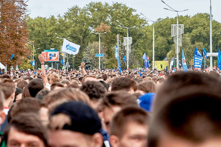 Half Marathon Minsk 2019 Running in the cityのeditorial素材