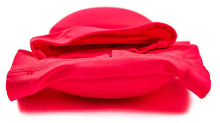 Knee pads for leg protection in rhythmic gymnastics lie on top of each otherの写真素材
