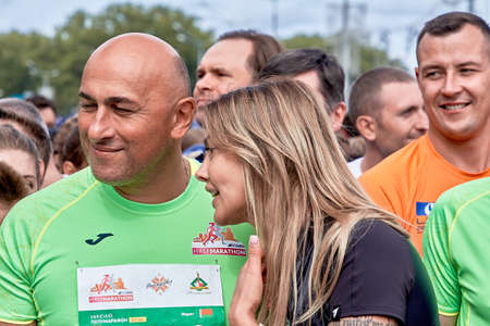 Half Marathon Minsk 2019 Running in the cityのeditorial素材
