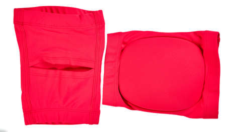 Knee protectors for leg protection in gymnasticsの写真素材