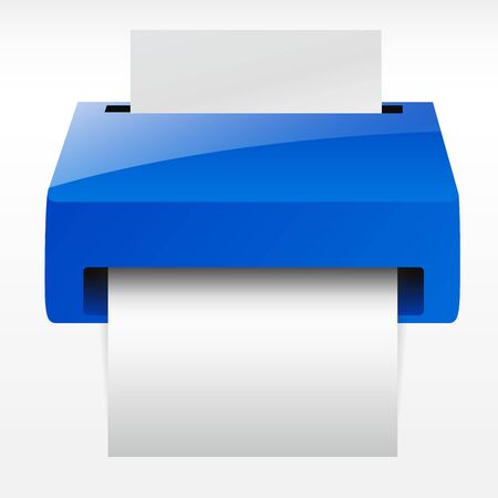 Printer icon  Vector illustrationのイラスト素材