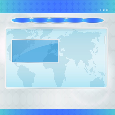 Vector Website Design Templateのイラスト素材