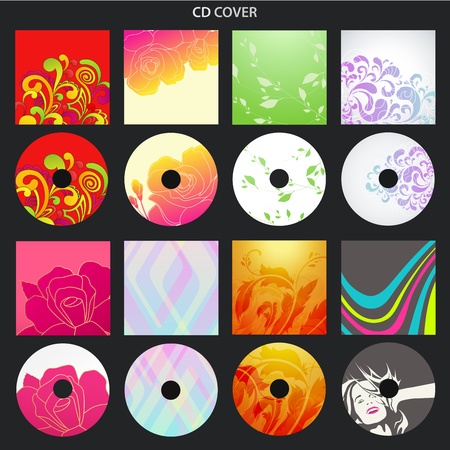 CD coverのイラスト素材