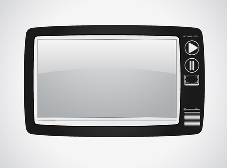 Video player. Concept of retro styleのイラスト素材