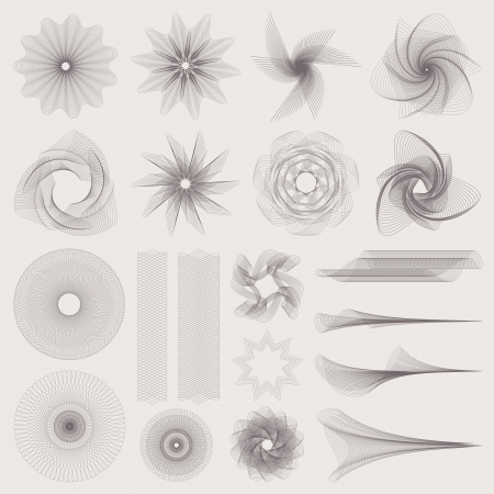 Vector set  watermarkのイラスト素材