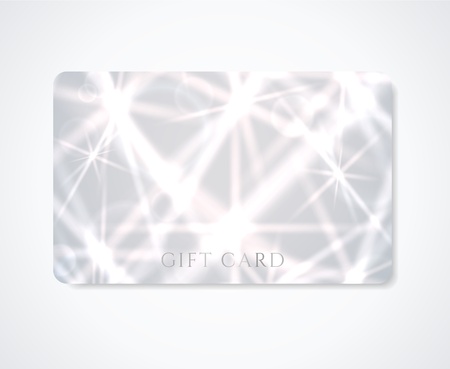 ilver Gift card, Business card, Discount card template with abstract pattern, sparkling, twinkling stars  Cosmic background  Universe  Design for invitation, ticket, coupon etc  Vectorのイラスト素材