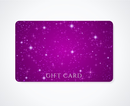 Dark violet  petunia Gift Business cardのイラスト素材