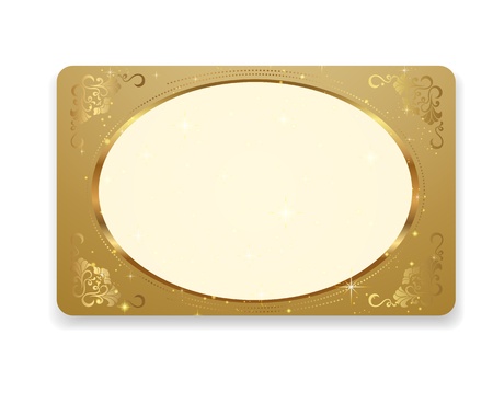 Gift coupon, gift card  discount card のイラスト素材