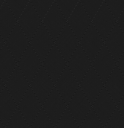 Black abstract seamless vector lines background of dark stripy triangular textureのイラスト素材