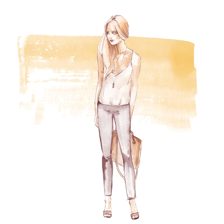 Street fashion. Summerの写真素材