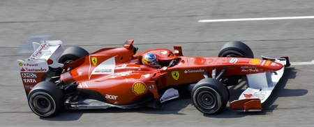 11 September 2011 at Monza Ferrari F1のeditorial素材