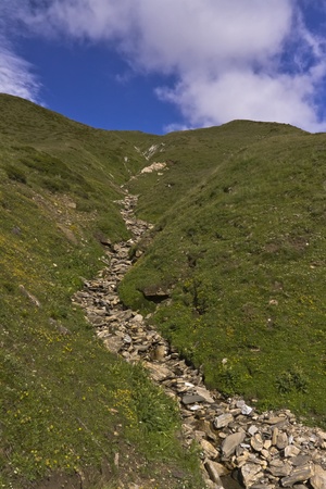 mountain pathの写真素材