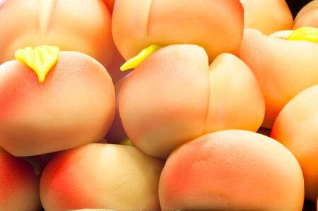 Colorful fruit candy apricot