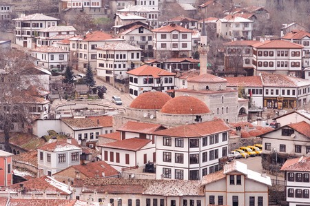KARABUK, TURKEY - JAN 21, 2016: City of Safranbolu. The old town preserves many old buildings with 1008 registered historical artifacts.Safranbolu was added to the list of UNESCO World Heritage sites.のeditorial素材