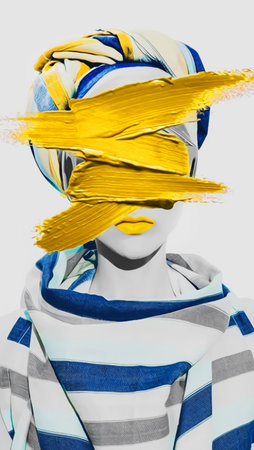 Animal illustration, artistic drawing. 3d Wallpaper. backgroundの写真素材