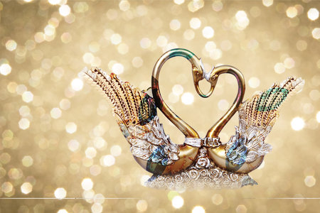 3D High Decoration Background Wallpaperの写真素材