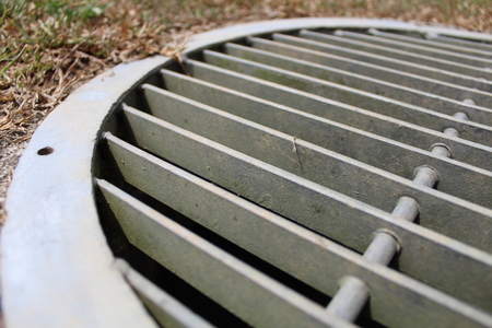 Ventilation Hole, Close Up Side View.の写真素材