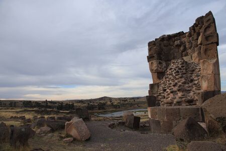Tomb of Inca Kingdomの写真素材