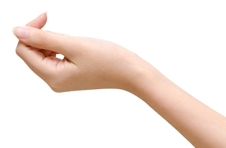 Woman hand holdingの写真素材