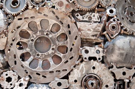stainless steel use as background