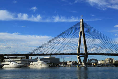 Anzac Bridge Sydneyのeditorial素材
