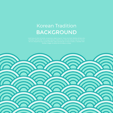Korean traditional New Year backgroundのイラスト素材
